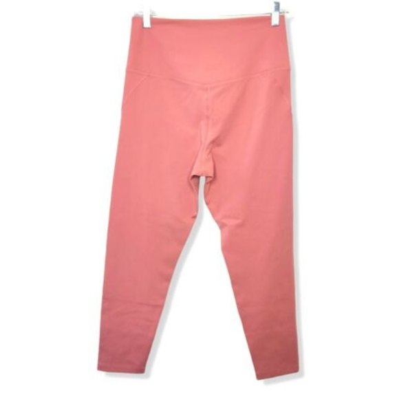 Girlfriend Collective Leggings Size Large High Rise Stretch Pink Sustainable - Picture 7 of 7